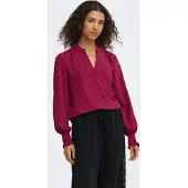 ONLY Chemisier 'ONLMETTE' bordeaux