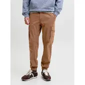 Jack & Jones Pantalon cargo 'JJIPaul JJFlake' marron