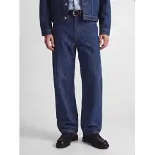 Jack & Jones Jean 'JJIDave JJClassic' bleu denim / blanc