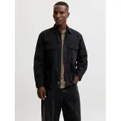 Jack & Jones Colton Canvas Overshirt Noir S Homme