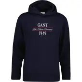 Gant pour homme. 2067157 Sweat à Capuche Graphique marine (S), Casuel, Coton