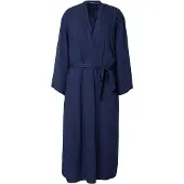 Triumph Peignoir long 'Amourette' bleu marine