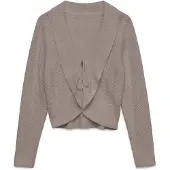 Vero Moda Cardigan 'VM' beige foncé