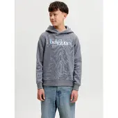 Jack & Jones Kids Junior Sweat 'JJTOM' azur / gris / orange / blanc
