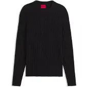 HUGO Pull-over 'Sribban' noir