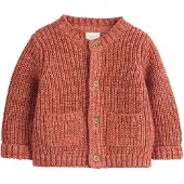 Next Cardigan orange pastel / orange foncé