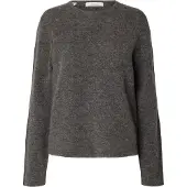 Selected Pull-over 'SLWLulu' gris chiné