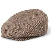 Brixton Bonnet chocolat / rouille / brocart