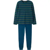 TWO SOON Pyjama bleu marine / vert
