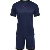 Hummel Survêtement bleu foncé / rose