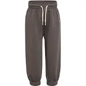 Hummel Pantalon gris foncé / blanc