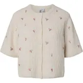 Pieces Cardigan 'PCSILLY' beige / olive / rose clair