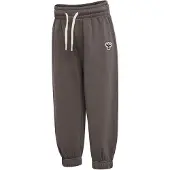 Hummel Pantalon gris foncé / blanc