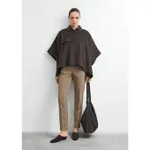 Comma Cape brun foncé
