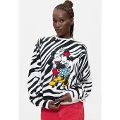 Desigual Pull-over mélange de couleurs / blanc
