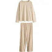 Next Pyjama beige / crème / camel
