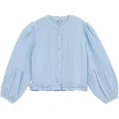 We fashion Chemisier bleu clair