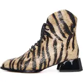 CESARE GASPARI Bottines à lacets marron / noisette / noir