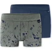 Schiesser Sous-vêtements ' Fine Rib Multi ' bleu foncé / kaki