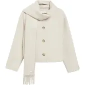 Comma Veste mi-saison écru
