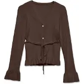 Vero Moda Cardigan brun foncé