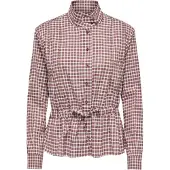 ONLY Chemisier 'ONLKeery' marron / noir / blanc