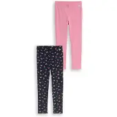Tom Tailor Leggings bleu marine / violet clair / rose / rouge