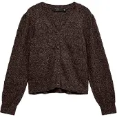 Vero Moda Cardigan 'VMDoffy' marron chiné