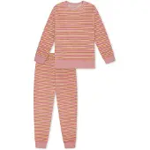 Schiesser Pyjama ' Nightwear ' orange / rose ancienne