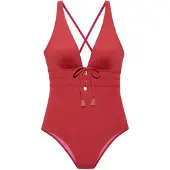 LASCANA Maillot de bain rouge sang