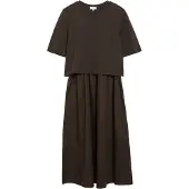 s.Oliver Robe brun foncé