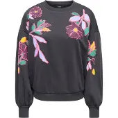 ONLY Sweat-shirt 'ONLBROOKE' jaune / menthe / mûre / noir