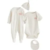 Next Ensemble de linge crème / rose