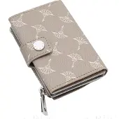 JOOP! Porte-monnaies 'C-Four' taupe / blanc