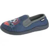 Beppi Pantoufle 'Indoor Shoe' bleu