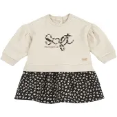 Chicco Robe crème / camel / noir