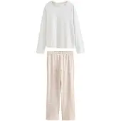 Next Pyjama camel / gris chiné