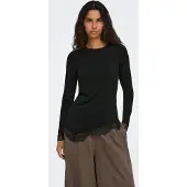 ONLY Haut 'ONLGLAMOUR' noir