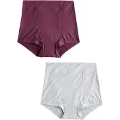 Next Culotte gris clair / bordeaux