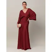 SAVEL Robe 'Lucky' rouge