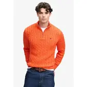 Superdry Pull-over bleu marine / homard