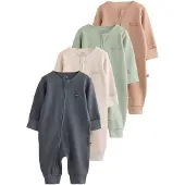 Next Barboteuse / body crème / camel / bleu marine / vert
