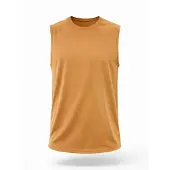 PANTONECLO T-Shirt 'Men’s Gym Vest' jaune chiné