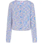 Mymo Cardigan bleu / mélange de couleurs