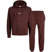 Jack & Jones Survêtement 'JJESOHO' marron / blanc