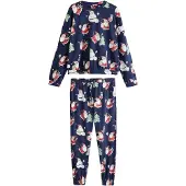 Next Pyjama 'Matching Family Christmas' bleu marine / vert pastel / rouge / blanc