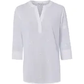 Marie Lund Chemisier jaune / blanc