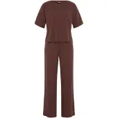 LASCANA Pyjama marron