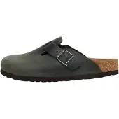 Birkenstock Mule 'Boston' vert foncé