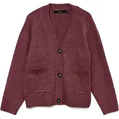 Vero Moda Cardigan 'VMBOOM' lie de vin